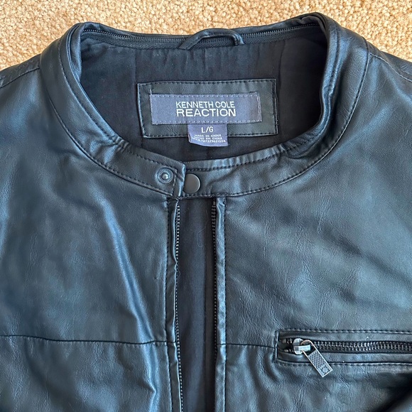 Men’s Kenneth Cole Leather Jacket - Picture 3 of 8